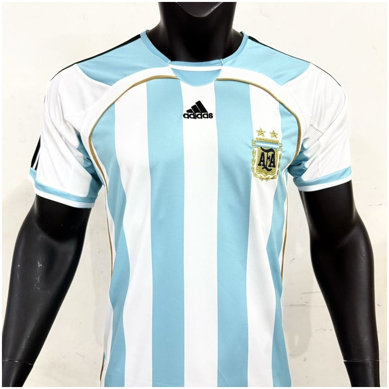Argentina Retro 2006 Home Jersey - White