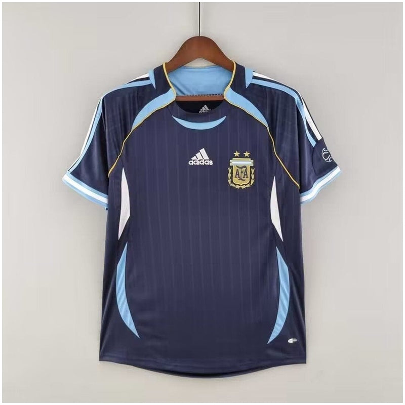 Argentina Retro 2006 Away Jersey - Dark Blue