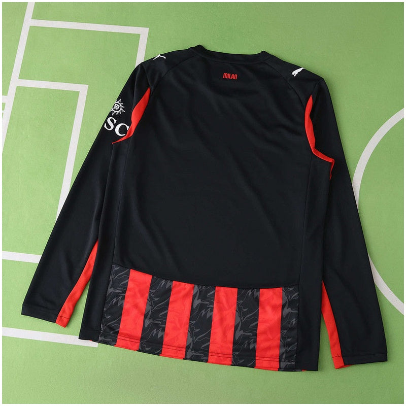 AC Milan Home Jersey 2025/26 - Long Sleeve