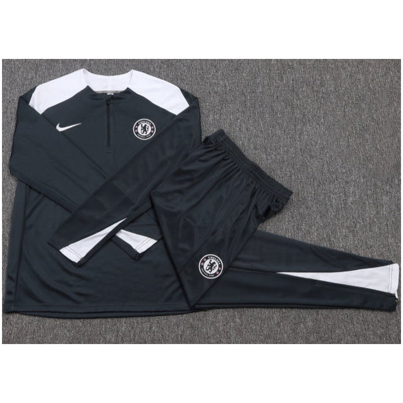 Chelsea Pre-Match Black Tracksuit 25/26