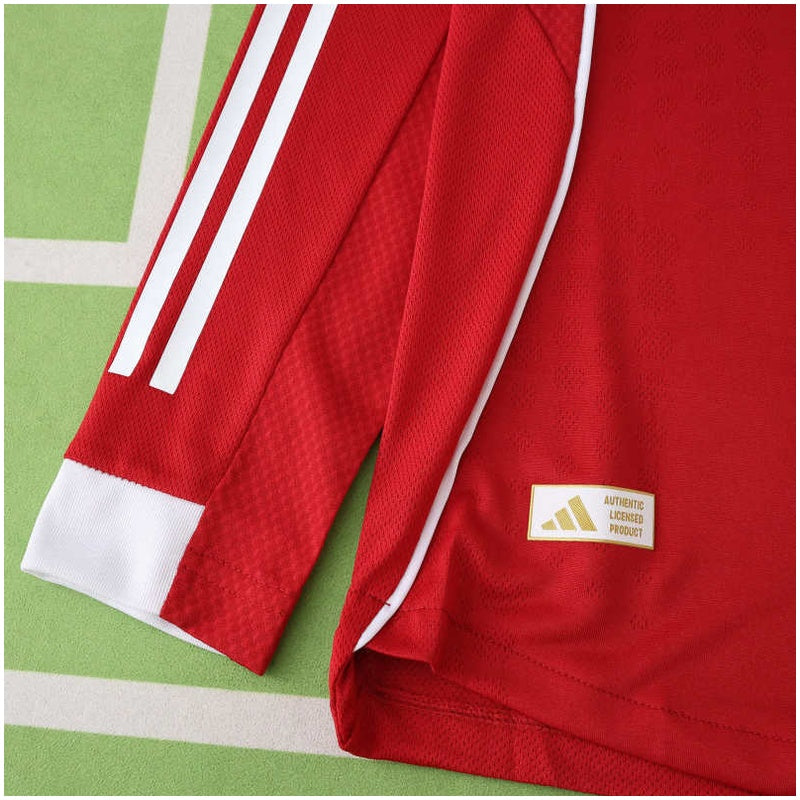 Liverpool Home Player Jersey 2025/26 - Long Sleeve