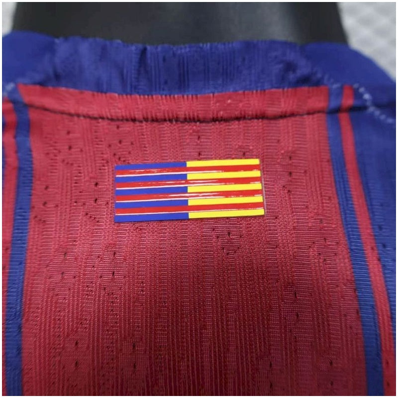 Barcelona 25/26 Home Player Jersey - Long Sleeve
