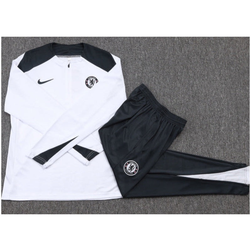 Chelsea Pre-Match White Tracksuit 25/26