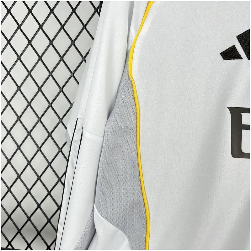 Real Madrid 2025/26 Home Long Sleeves Jersey