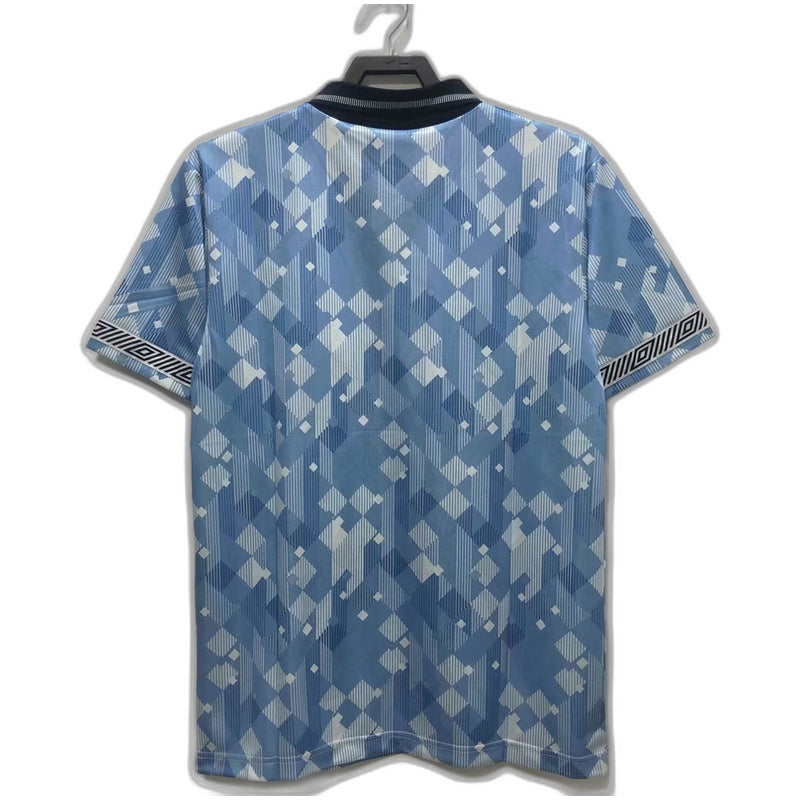 England 1990 Blue Edition Jersey - Retro Version