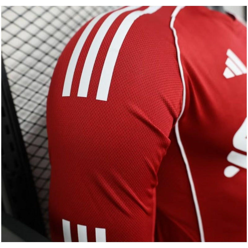 Liverpool Home Player Jersey 2025/26 - Long Sleeve