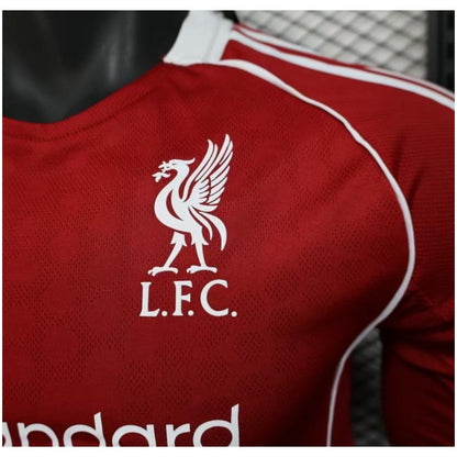 Liverpool Home Player Jersey 2025/26 - Long Sleeve