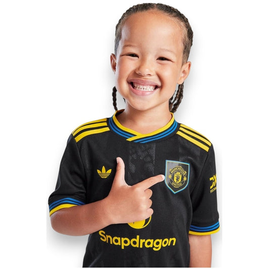 Kids Manchester United Third Kit 2025/26