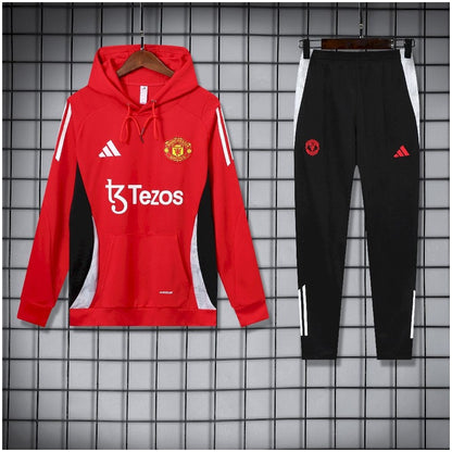 Manchester United 24/25 Hoodie training sweatshirt III