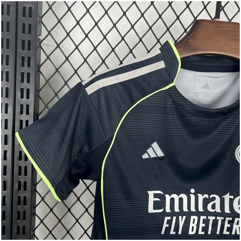 Real Madrid 2025/26 Away Kids Kit