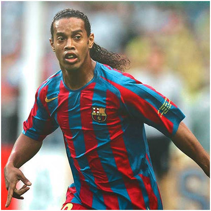 RONALDINHO #10  Barcelona Retro Jersey Home 2006/2007