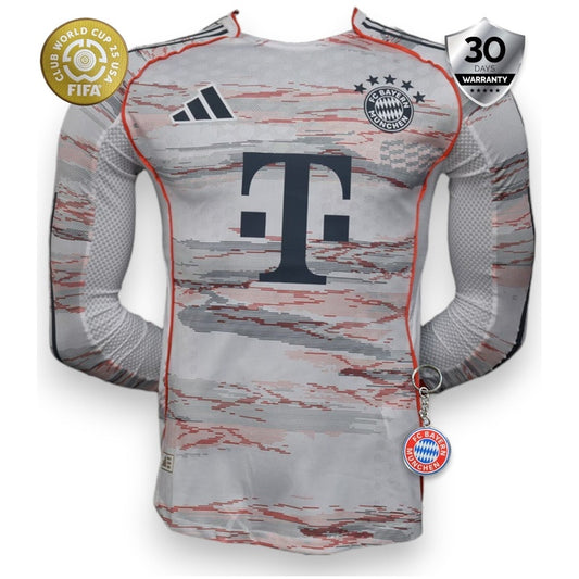 Bayern Munich Player Jersey Away 2025/26-  Long Sleeve