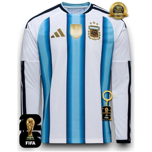 Argentina World Cup 2026 Home Jersey - Long Sleeve