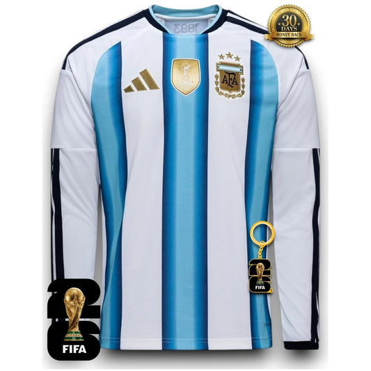 Argentina World Cup 2026 Home Jersey - Long Sleeve