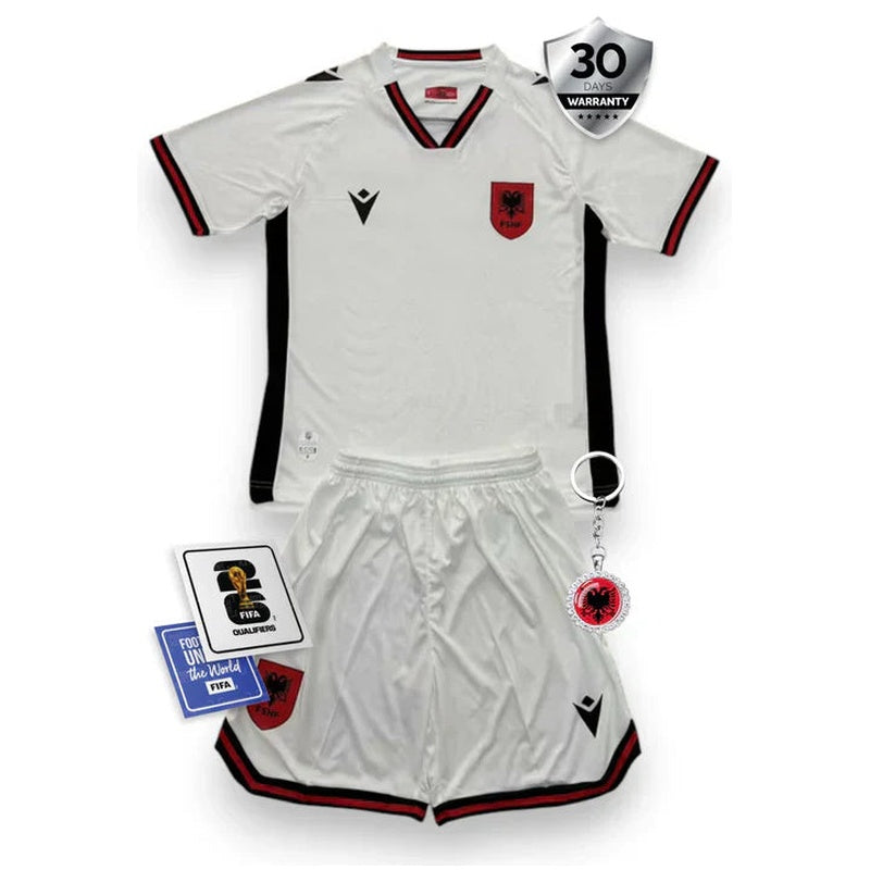 Kids Albânia Away Kit 2025/26