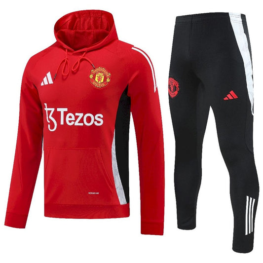 Manchester United 24/25 Hoodie training sweatshirt III