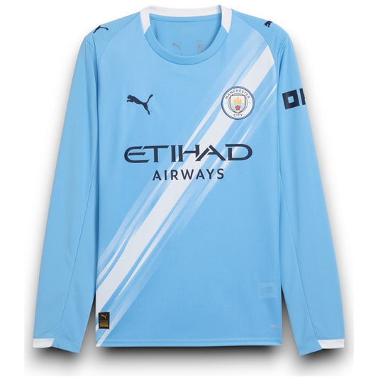 Manchester City Home Jersey 2025/26 Long Sleeve