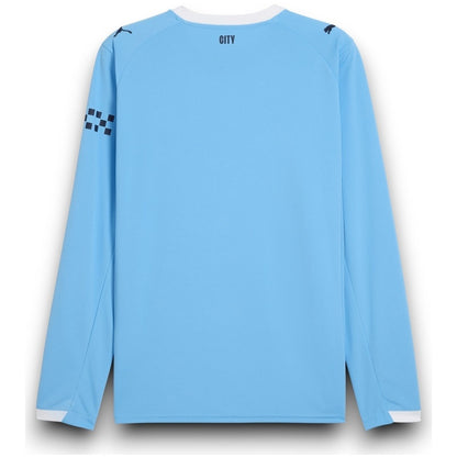 Manchester City Home Jersey 2025/26 Long Sleeve