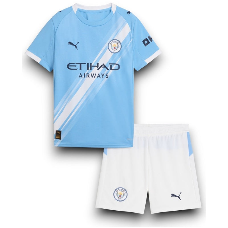Kids Manchester City Home Kit 2025/26