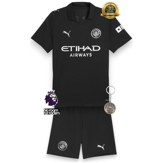 Kids Manchester City Away Kit 2025/26