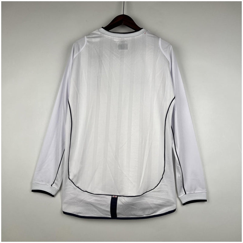 England Retro Home Jersey 2002 - Long Sleeve