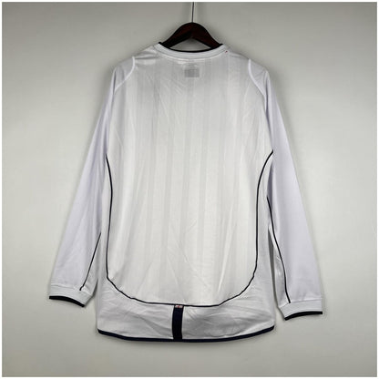 England Retro Home Jersey 2002 - Long Sleeve