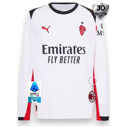 AC Milan Away Jersey 2025/26 - Long Sleeve