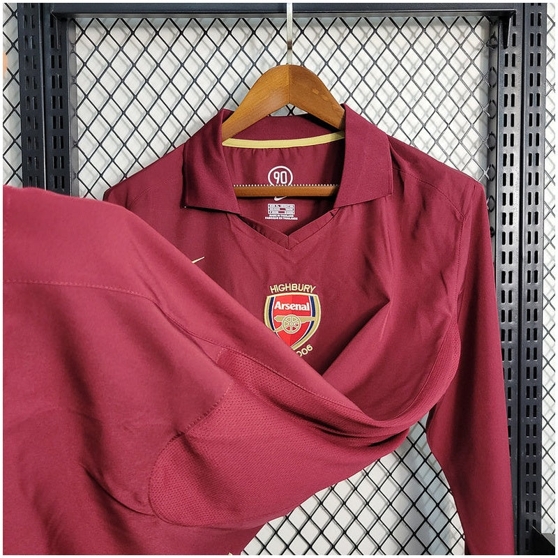 Arsenal Home Jersey 2005/06 Retro Long Sleeve