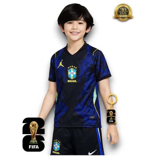 Kids Brazil World Cup Away 2026