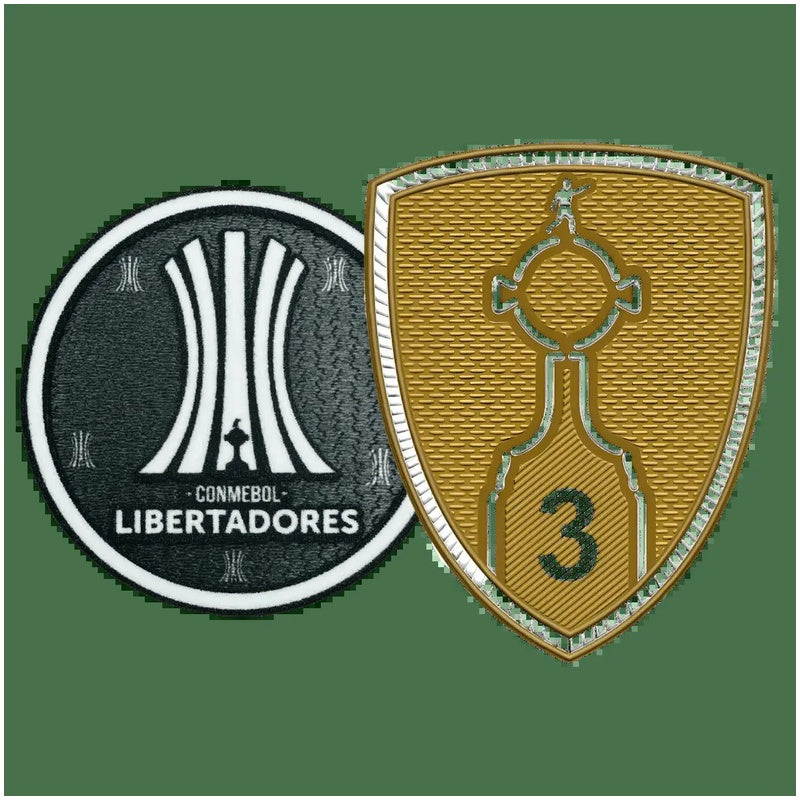 Patches Libertadores 3 Trophies