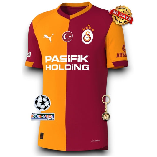 Galatasaray Home Jersey 2025/26 - With Sponsors