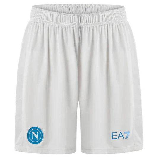 SSC Napoli White Match Shorts 2025/2026