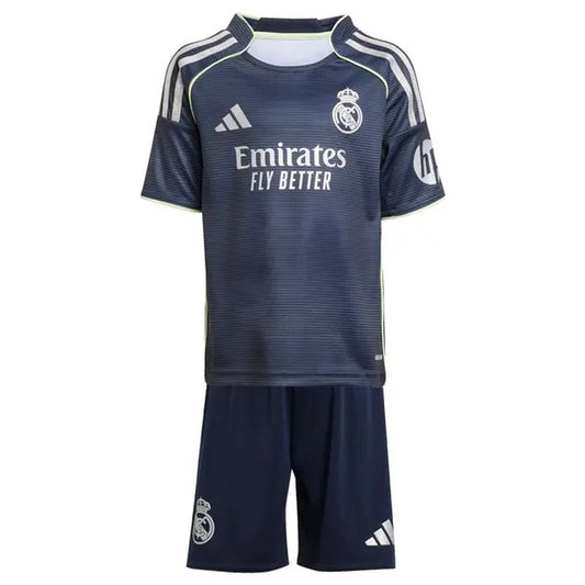 Real Madrid 2025/26 Away Kids Kit