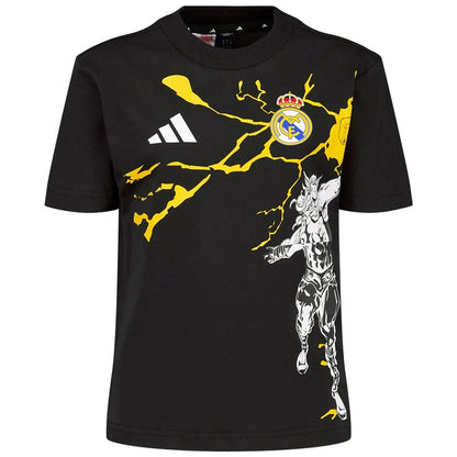 Real Madrid Kids Adidas x Marvel T-Shirt 25/26 Black