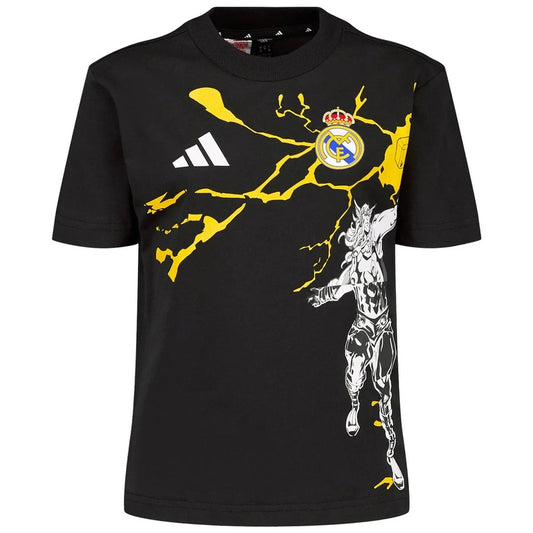Real Madrid Kids Adidas x Marvel T-Shirt 25/26 Black