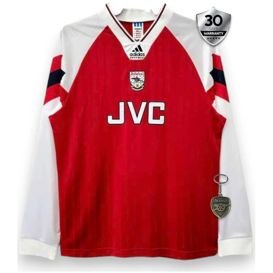 Arsenal Retro Jersey Home 1992/94 Long Sleeve - Remake