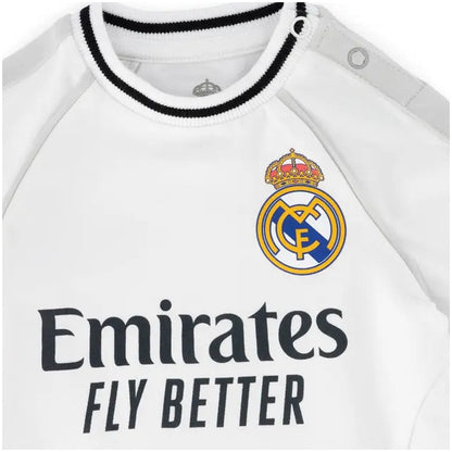 Real Madrid Baby Home Body Long Sleeve White 25/26