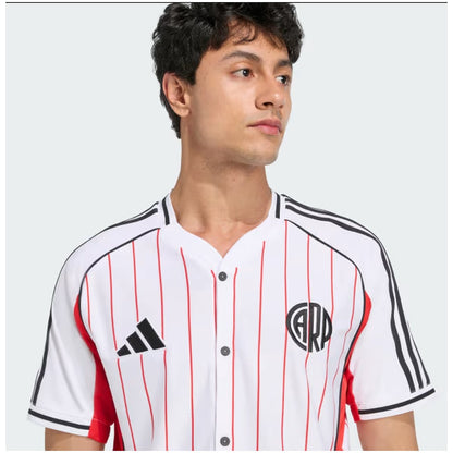 River Plate US Pack Full-Button Baseball Jersey