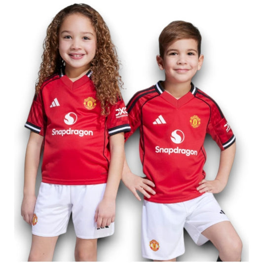 Kids Manchester United Home Kit 2025/26