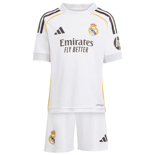Kids Kit Real Madrid Home Fan Jersey 2025/26