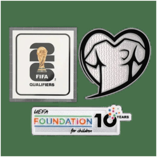 Patches World Cup 2026 Qualifiers Play With Heart & FOUNDATION