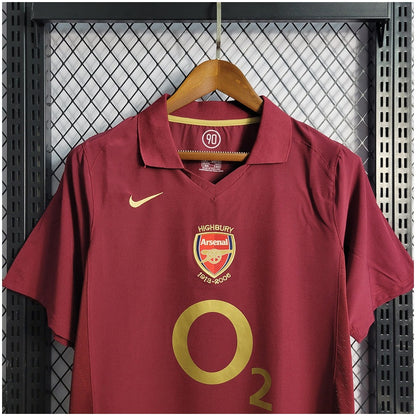 Arsenal Retro Jersey Home 2005/06
