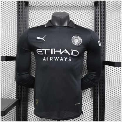 Manchester City Player Away Jersey 2025/26 Long Sleeve