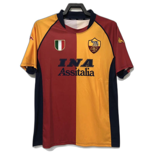 AS Roma 00/01 I Home Jersey - Retro Version
