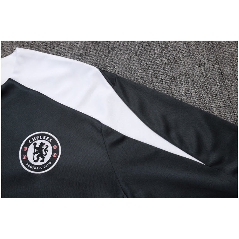 Chelsea Pre-Match Black Tracksuit 25/26