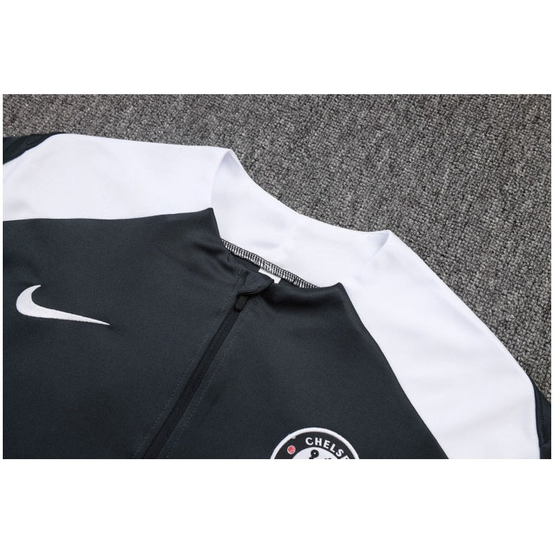 Chelsea Pre-Match Black Tracksuit 25/26