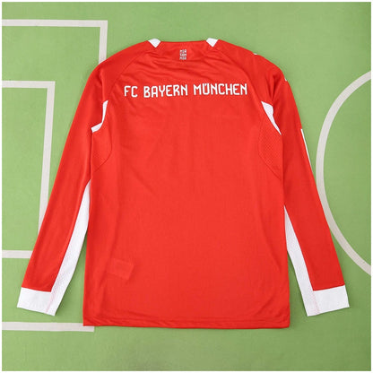 Bayern Munich Player Jersey Home 2025/26 - Long Sleeve