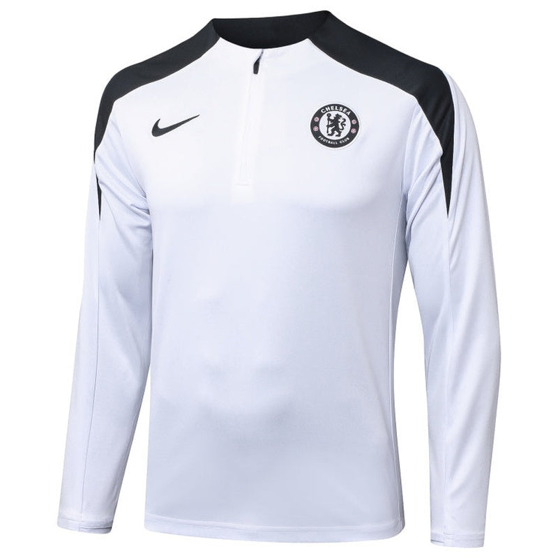 Chelsea Pre-Match White Tracksuit 25/26