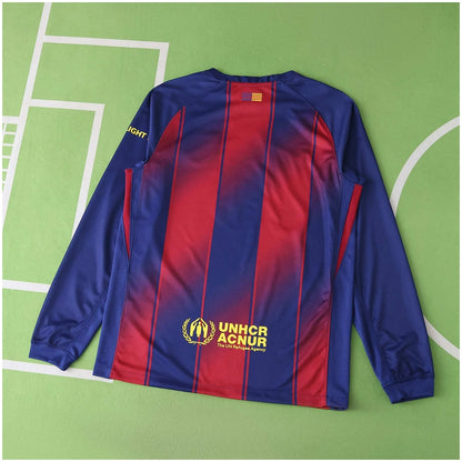 Barcelona 25/26 Home Jersey - Long Sleeve