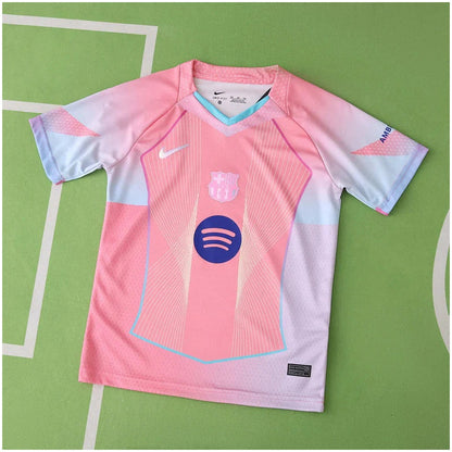 Kids Barcelona Special Edition Jersey Pink Kit 2025/26